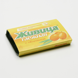 
TML Sibiřská žvýkací pryskyřice s rakytníkem 4 g, 5 ks (tablet)
		