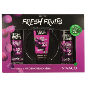 Vivaco Body Tip Dárková kazeta kosmetiky s hroznovým vínem