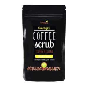Vivaco Coffee scrub Tělový kávový peeling Citrus 220 g