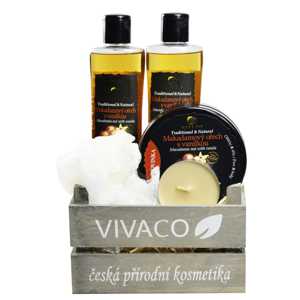 Vivaco Dárkové balení kosmetiky Makadamový ořech s vanilkou BODY TIP