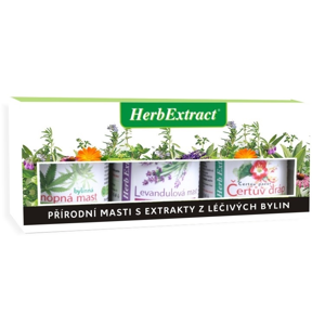 Vivaco Herb extrakt Dárková kazeta bylinných mastí HERB EXTRACT