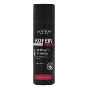 Vivaco Kofeinový šampon s keratinem pro muže VIVAPHARM 200ml