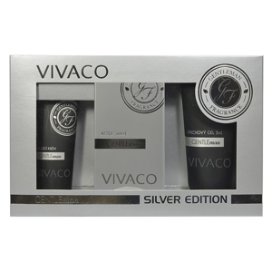 Vivaco Luxusní dárková kazeta GENTLEMAN SILVER EDITION