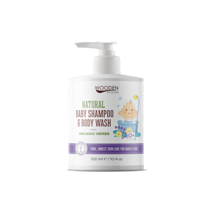 
WOODEN SPOON Dětský sprchový gel a šampon na vlasy 2v1 s bylinkami 300 ml
		